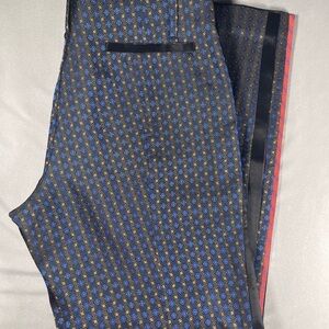 Elizabeth and James Blue Patterned Pants